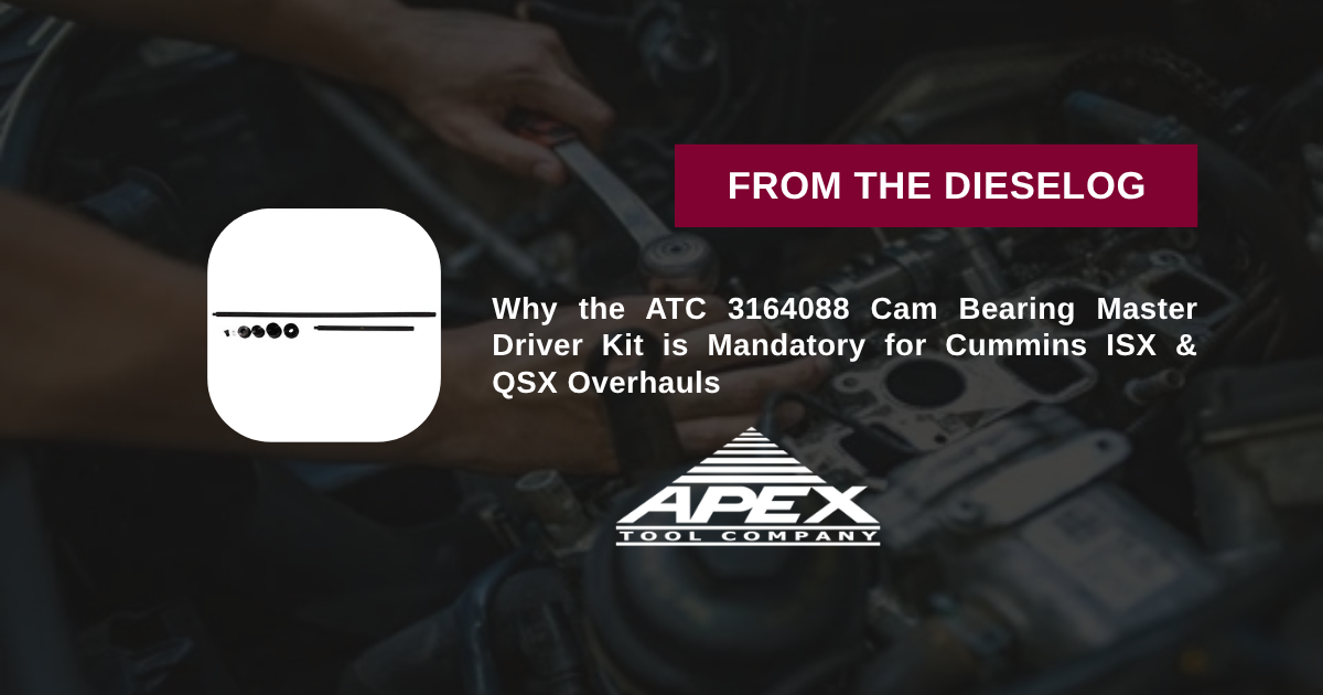 ATC 3164088 Cam Bearing Adaptor and Installation Kit for Cummins ISX QSX ISX15 QSX15 Main Tool Layout